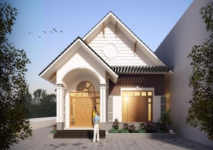 Mẫu nhà cấp 4 3 phòng ngủ 6x20 đẹp tinh tế